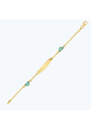 Altınbaş 22 Ayar Altın Çocuk Araba Künye Bjrbl0011-25925 Renkli