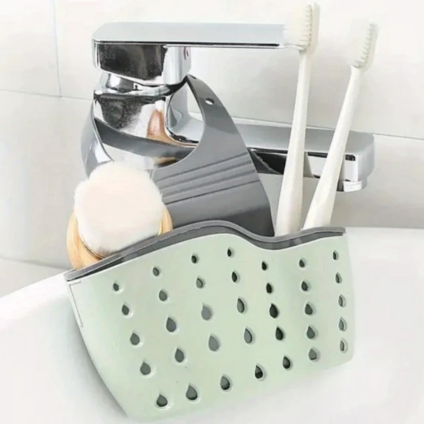 Topnotch Açık Pembe 1 Adet Ayarlanabilir Teleskopik Tezgaposu Kurutma Racki Meyve Sebze Sepeti Sabun Süngerlik Açık Pembe