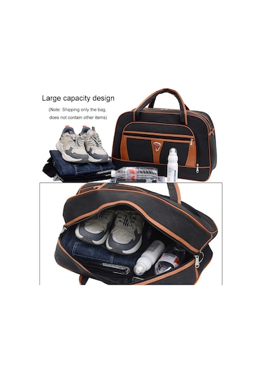 Büyük Kapasiteli Seyahat Çantası Erkekler Kısa Yolculuk El Kanvas Bagaj Çantası, Boyut: Orta Yeşil