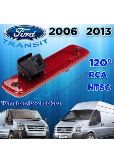 2006-2013 Arası Ford Transit Fren Lambası Arka Görüş Kamerası 12v