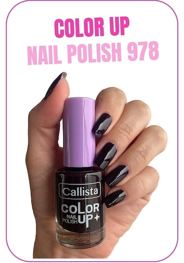 Callista Color Up Nail Polish Oje 978 Mamba Bite - Mor