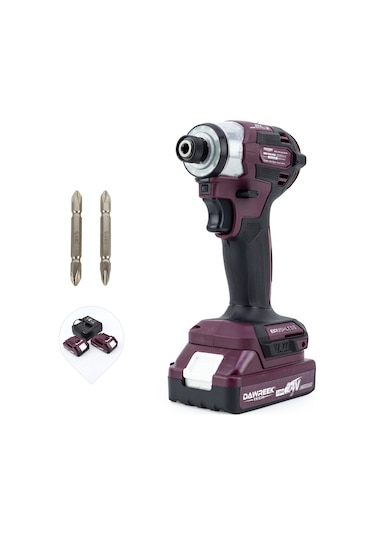 Dawreek Akülü Torklu Vidalama/Somun Sıkma Makinesi - Mor