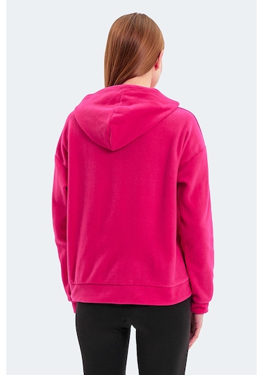 Slazenger Sassa 2 Li Set Kadın Siyah - Fuşya Sweatshirt Siyah - Fuşya