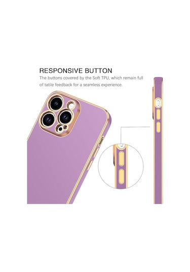 Teknomoda Xiaomi Mi 11t Pro 5g Kılıf Kenarları Gold Kamera Korumalı Renkli Pastel Silikon