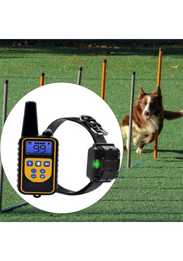 Suntek Köpek Eğitim Şok Tasması Uzaktan Kumanda 1-adet-siyah