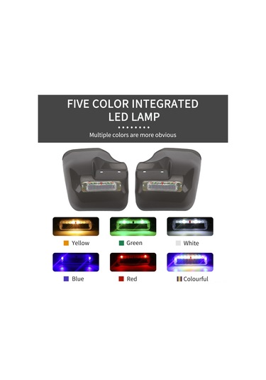 Ximistore9 Güneş Enerjili Motosiklet El Koruyucu Rüzgar Ve Yağmur Kalkanı - Pvc Malzeme