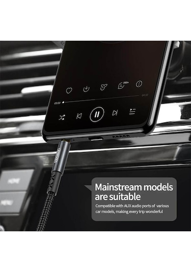 Joyroom Sy-15a1 Aux Stereo Ses Kablosu 3.5mm Erkek - Erkek Auks Kablo - 1.5 Mt