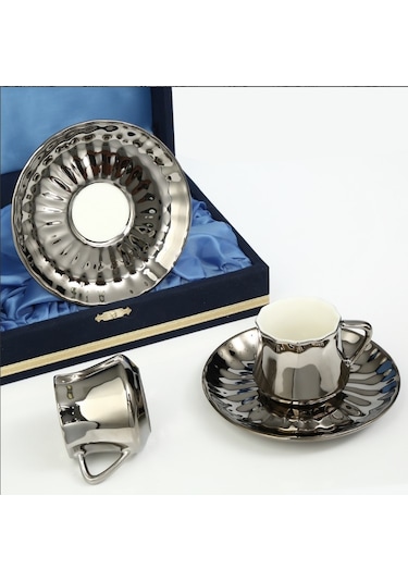 Vitale Platin 2'li Kahve Fincanı MTFK.0055