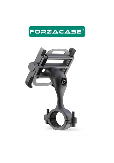 Bisiklet Motor Scooter Gidon Montaj Metal Telefon Tutucu Fc686 Siyah