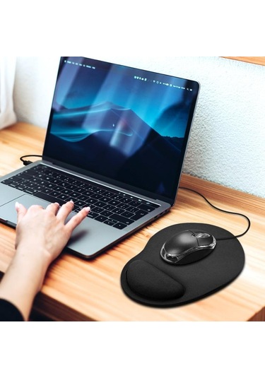 Mavi Fonken Mouse Pad Ergonomik Rahat Bilek Dinlenme Mouse Pad Bilgisayar Masası Dizüstü Dizüstü Oyun Mousepad'leri