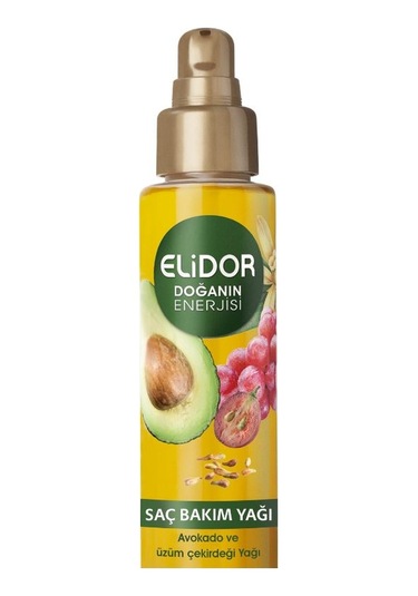 Elidor Doğanın Enerjisi Avokado ve Üzüm Çekirdeği Bakım Yağı 100 ML