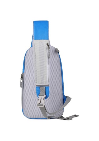 Pazly Su Geçirmez Nilon Sling Çanta, Kulaklık Delikli, Ultra Hafif, Günlük Outdoor Kullanıma Uygun Mavi 5603 Mavi Mavi