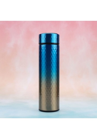 Pazly Paslanmaz Çelik Elmas Termos 500ml - Uzun Süre Sıcak Tutar, Kaymaz Taban, Dayanıklı