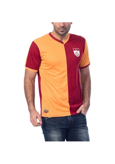 Galatasaray Sarı Kırmızı 4 Yıldızlı Metin Oktay Fan Forma Sarı