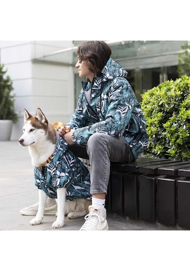 Aqua Black İçi Polarlı Su Geçirmez Köpek Yağmurluğu