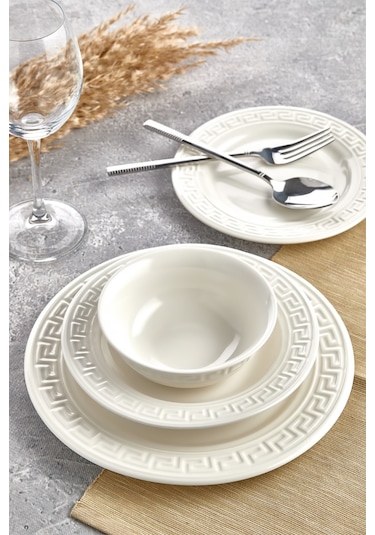 Cooker 6 Kişilik Milano 24 Parça Yemek Takımı Ckr4003