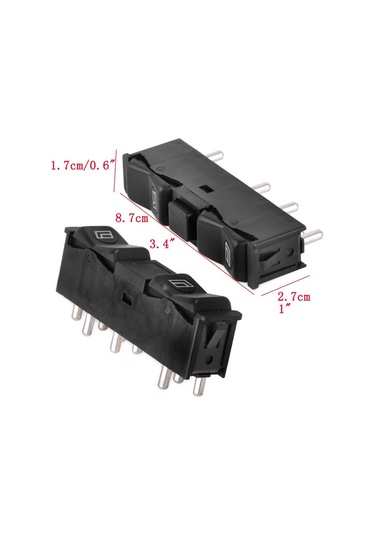 2pcs Ön Sol Sağ Kapı Güç Pencere Kontrol Anahtarı Mercedes Benz W123 W201 W126 0008208210 0008208110