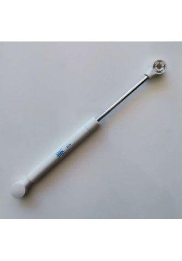 Gazlı Piston Dolap Amortisörü Beyaz Kapak Hidroliği 27 Cm 80n