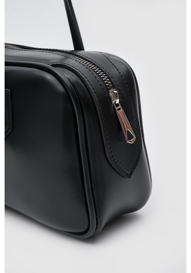 Boheme Vintage Baget Çanta - Siyah