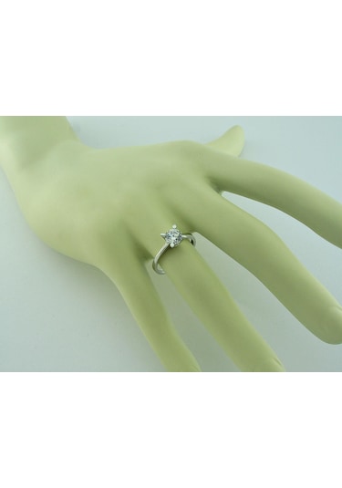 8 Mm Düz Gümüş Alyans Çifti Söz Yüzükleri Tektaş Hediye Wr63D