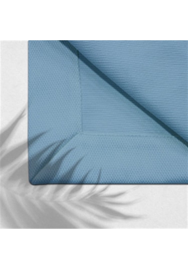 Kuş Gözü Desenli Masa Örtüsü Aqua Mavi-661 - Aqua Mavi