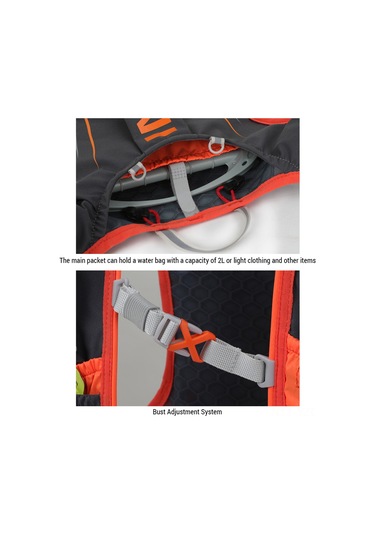 Yuntech01 Hafif 5l Bisiklet Sırt Çantası - 1.5l Su Torbası Ve 2 Şişe İle Outdoor Sporlar İçin Mavi