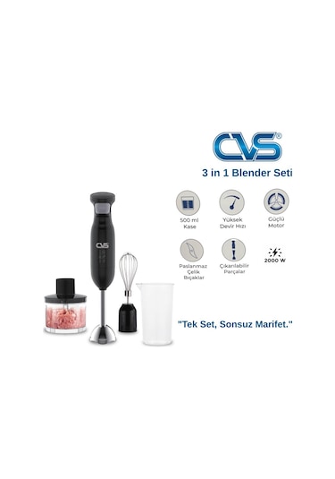 Cvs DN 12110 3 in 1 2000 W Blender Set