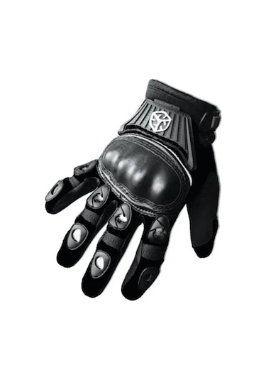 Scoyco Korumalı Neopren Kumaş Motosiklet Eldiveni Siyah