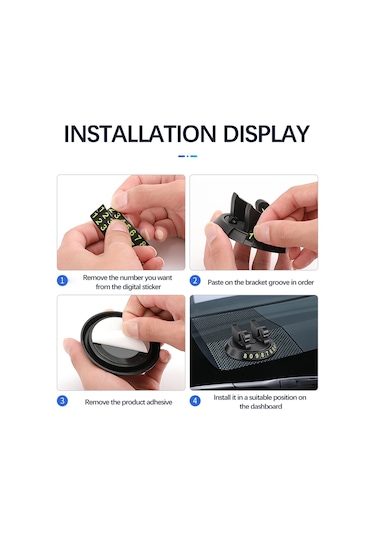 R-2017 Araba Cep Telefonu Tutucu 360 Derece Dönebilen Kuğu Standı Plakalı