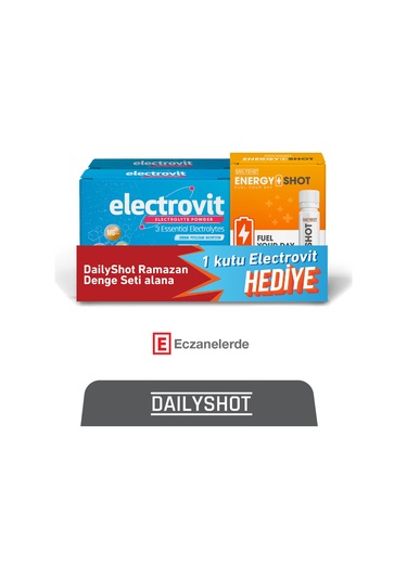 Hangover Shot Ramazan Denge Seti 2x Electrovit + 1x Energyshot