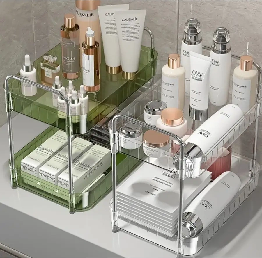 Domline Mutfak Ve Banyo İçin İki Katlı Masaüstü Raf 162046006 Beyaz