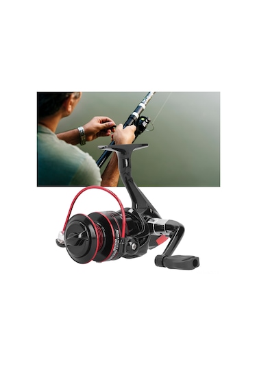 Wezone Dm5000 Spinning Reel Metal Gövde Su Geçirmez Anti-korozif Dayanıklı Akıcı Döner Deniz/şebeke/alabalık Olta Makinesi