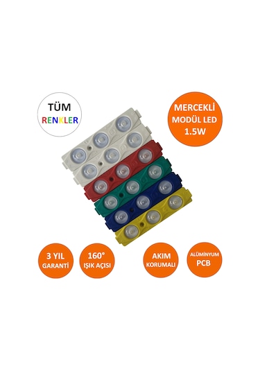 Amber Led Mercekli Modül Led 1.5 W 390455998