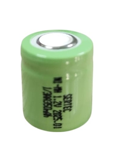 Sertec - 1.2v 350 Mah - 1/3aa - Ni-mh Şarjlı Pil - Başsız / Flat Head