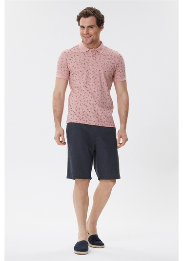 Lee Cooper Bernard Erkek Polo Yaka T Shirt Gül Kurusu 14745 Gül Kurusu Gülkurusu