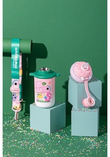 Emsan Baby Dinazor Termos Pembe 450 Ml Pembe