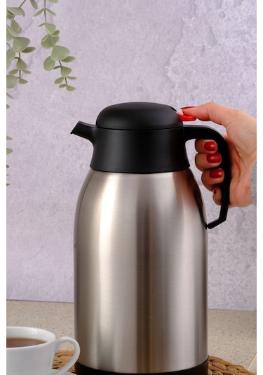 Penguen 1250P Paslanmaz Çelik Çay Termosu 2.5 Litre