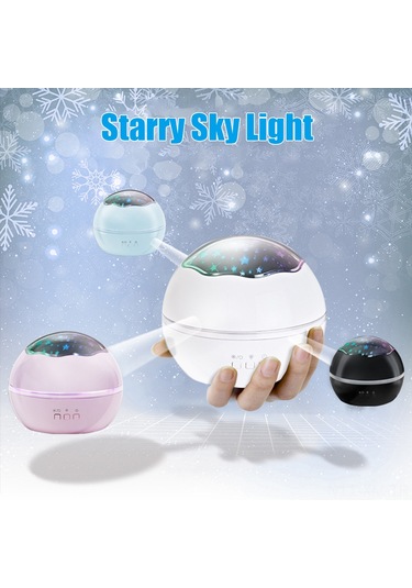 Ximistore9 Siyah Usb Yıldız Ve Deniz Projeksiyon Lambası - 8 Renkli Mod, Döner Tasarım, Uyku Ortamı Oluşturucu Pil Dahil Değil
