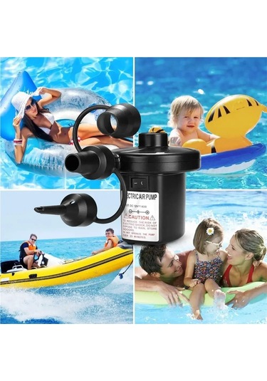 Jialan Mini Şişme Pompa Elektrikli Hava Yastığı Kamp Pompası