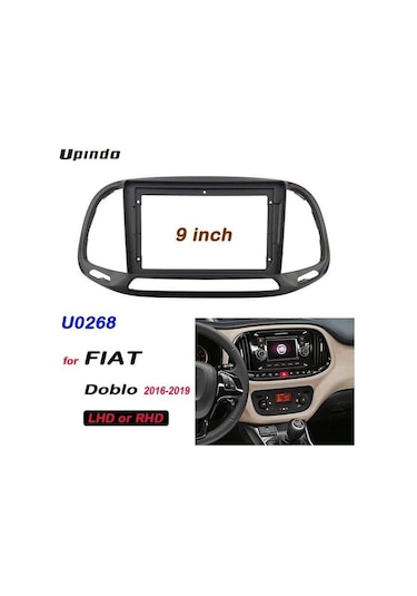 Fıat Doblo 2015-2023 Android Teyp Çerçeve 9 Inch - Soket - Canbus