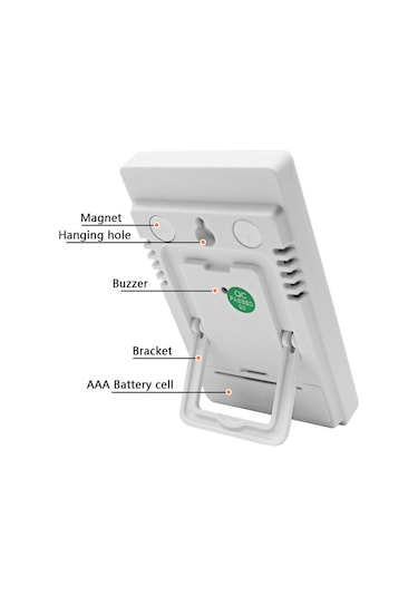 Yeni Lcd Dijital Kapalı Açık Termometre Kapalı Higrometre Sıcaklık Nem Ölçer