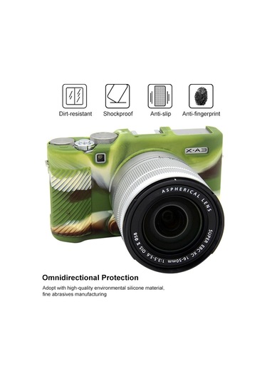 Puluz Soft Silicone Protective Case For Fujıfılm X-a3 / X-a10 Camouflage