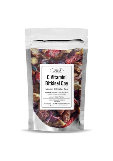 Tos The Organic Spices Sağlıklı C Vitamini Bitkisel Çay 100 G