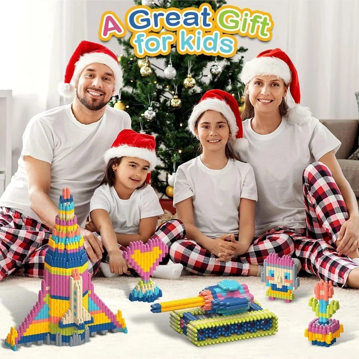 Constructo Stem Eğitici Yapı Oyuncağı Montessori Zeka Oyunu Yapı Taşları Seti