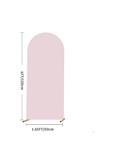 Doğum Günü Mezuniyet Töreni İçin Kemer Arka Kapak Dekoratif Yuvarlak Üst 65cmx150cm