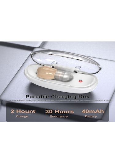 Yifomall Yaşlılar İçin Şarj Edilebilir Kulak İçi Ses Ampifikatörü - İşitme Yardımı Aleti