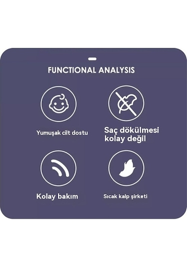 Maoyaya Karikatür Desenli Hafif Peluş Sırt Çantası Bezi Kahverengi Kahverengı