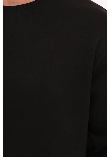 Mb Sn390 C Sw 4pr Siyah Erkek Sweatshirt Siyah