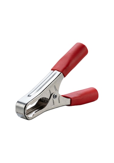 Powermaster Pm09-1044 Büyük 100mm Krokodil Akü Maşası Kırmızı
