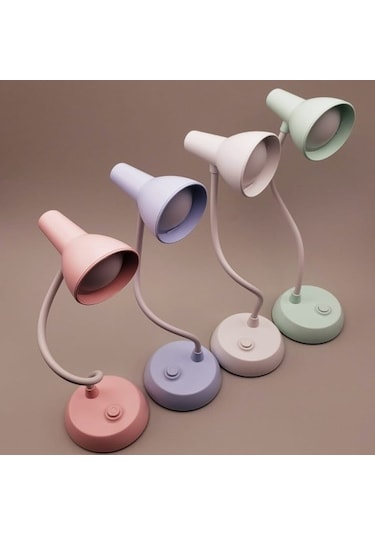 Pilli Led Masa Lambası Çok Renkli